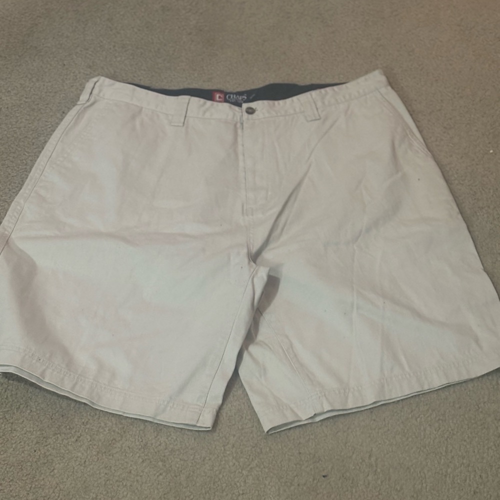 Chaps Men's Tan Flat Front Shorts